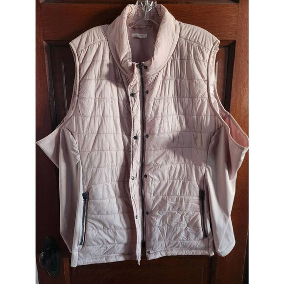 Maurices Solid LIGH PINK Snap Front Vest size 4. RO - Picture 3 of 6